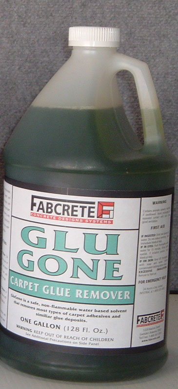GLU-GONE is a cleaning product for concrete acid stain preparation